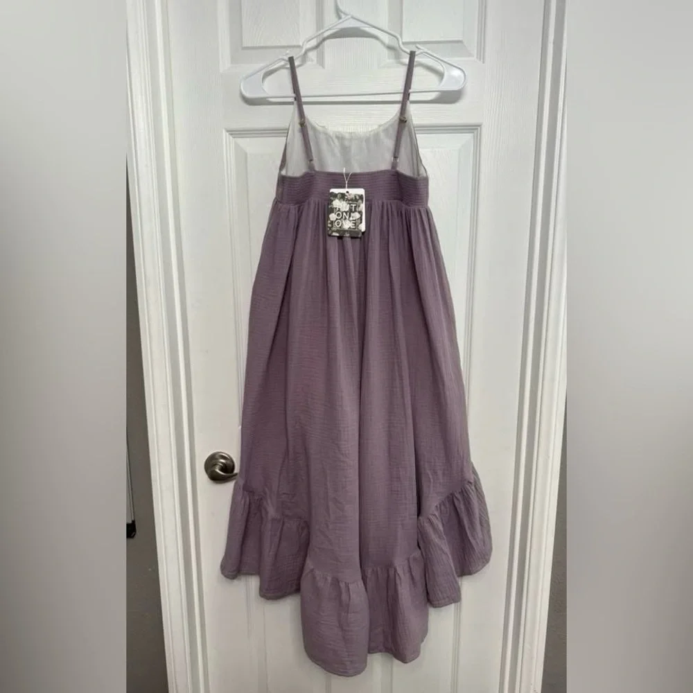 Pleiades Dusty Purple Ruffle Hem Windsong - Picture 3 of 4